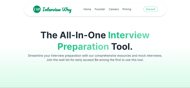 InterviewWay screenshot